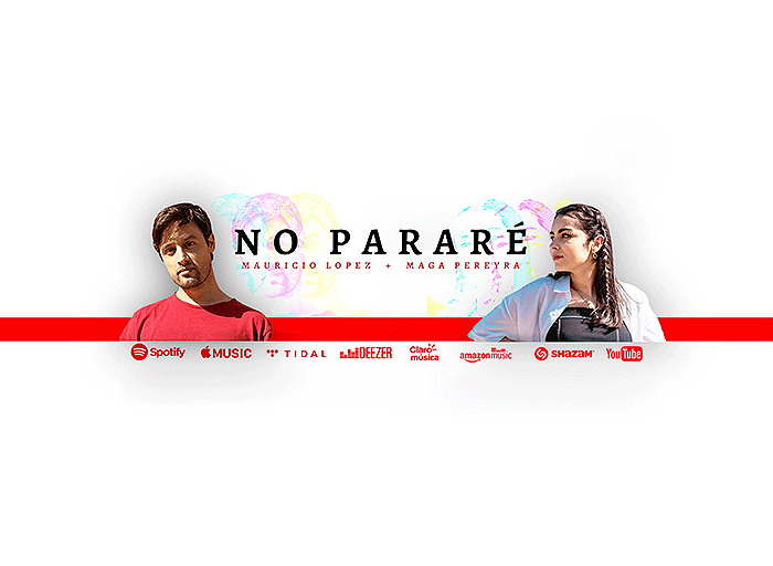 El cantautor de origen argentino presentó su cuarto sencillo musical titulado “No pararé”, un feat. junto a Maga Pereyra (artista argentina), un tema que anima a seguir adelante en busca de los sueños que tenemos, y de confiar en las promesas que Dios nos da a pesar de que la gente nos diga que no valemos.