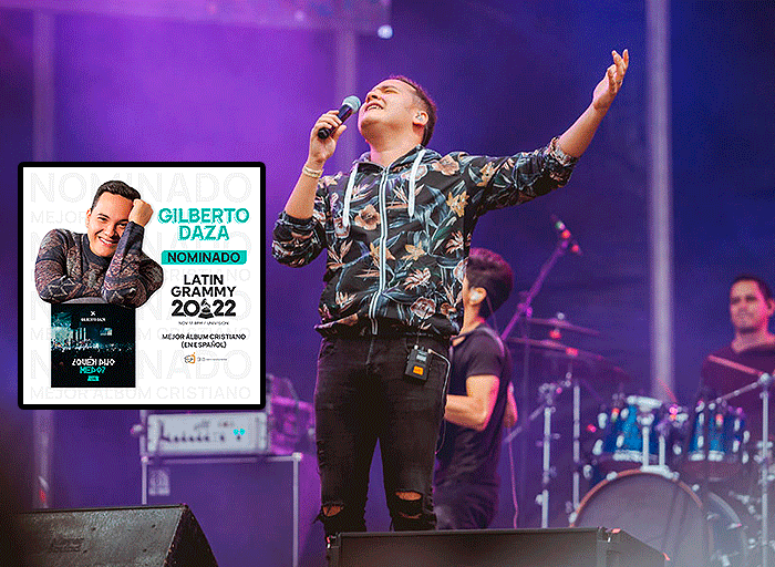 El cantautor colombiano Gilberto Daza es nominado al Latin Grammy por su producción, "Quién dijo miedo? (Live)".